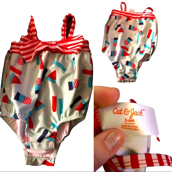 Baby girl bathsuit 3-6month - Picture 1 of 4